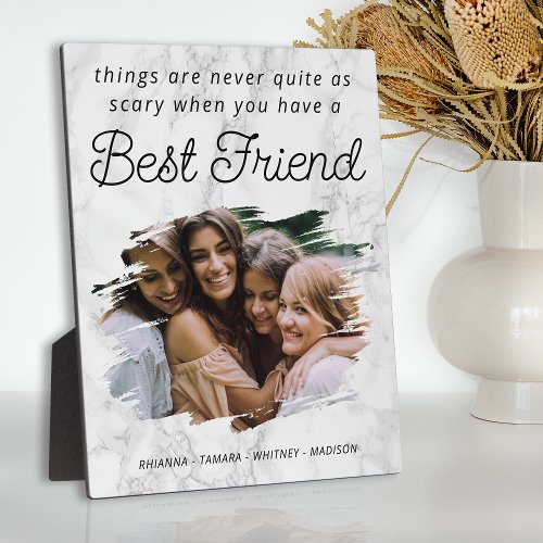 Stylish Best Friend BFF Photo Plaque