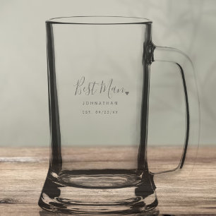 Stylish Best Man Wedding Gift Stein