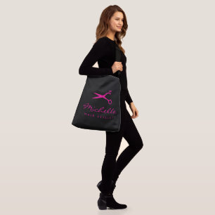 Stylish big cross body bag for hairdresser