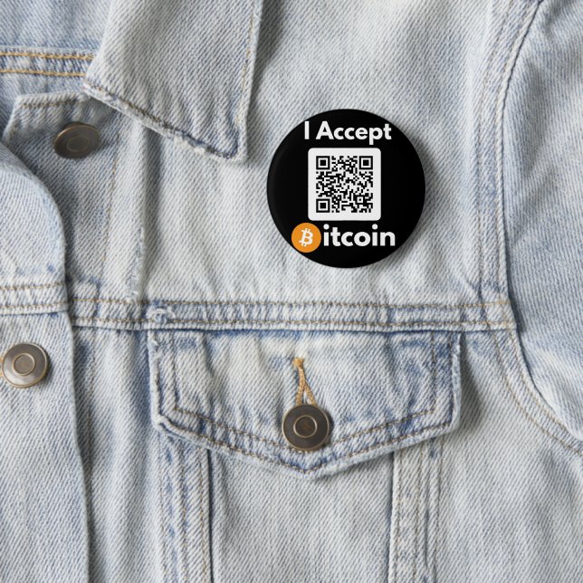 Stylish Bitcoin - Btc crypto  Button (In Situ)