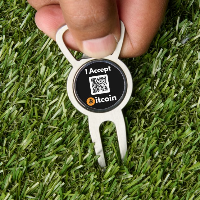 Stylish Bitcoin - Btc crypto  Divot Tool (Insitu 1)