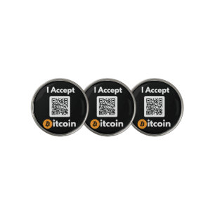 Stylish Bitcoin - Btc crypto  Golf Ball Marker