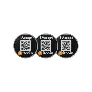 Stylish Bitcoin - Btc crypto  Golf Ball Marker