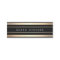 Stylish Black and Gold Striped Modern Professional
