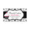 Stylish Black and White Damask Business Card
