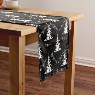 Stylish Black and White Modern Christmas