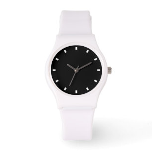 Stylish Black And White Watch