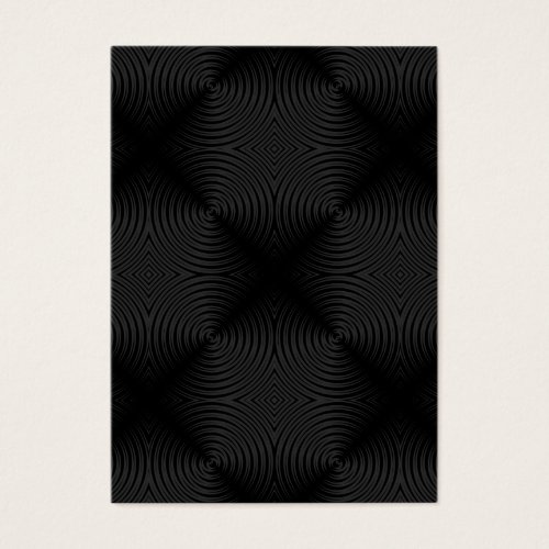 Stylish, black circles design. Custom Business Card Templates