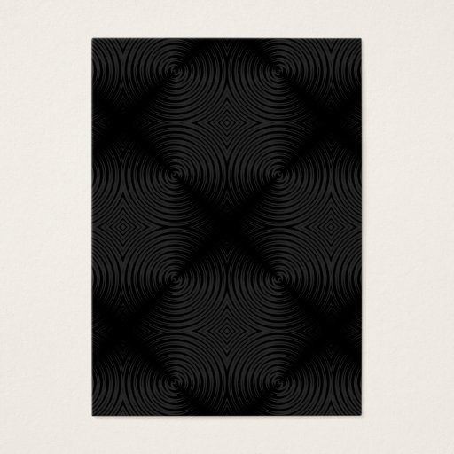Customizable Stylish, black circles design. Custom Business Card Templates