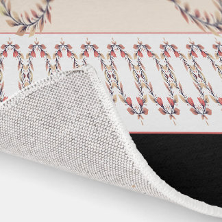 Stylish Black Cream And Cinnamon Runner