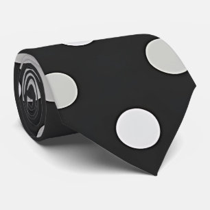 Stylish Black Dot Neck tie