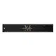 Stylish Black Gold Monogram Elegant Script Name Ruler | Zazzle