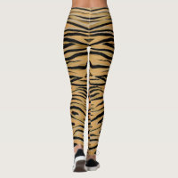 Tiger Stripe Pattern Leggings