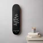 Stylish Black Let the Good Times Roll Groomsman Skateboard<br><div class="desc">Stylish Black White Retro Vintage Typography Let the Good Times Roll Groomsmen - customized skateboard with name of choice for a groomsman who loves skateboarding.</div>