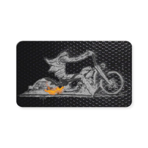 Stylish, black Motorcycle Business Card