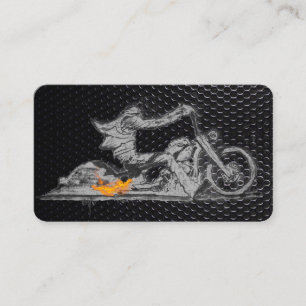 Stylish, black Motorcycle Business Card