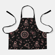 Stylish black pink flowers design
