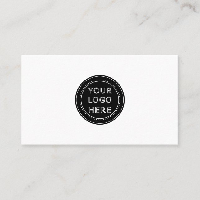 Stylish Black QR Code Design | Elegant Brand Business Card (Front)