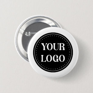 Stylish Black QR Code Design   Elegant Brand Button