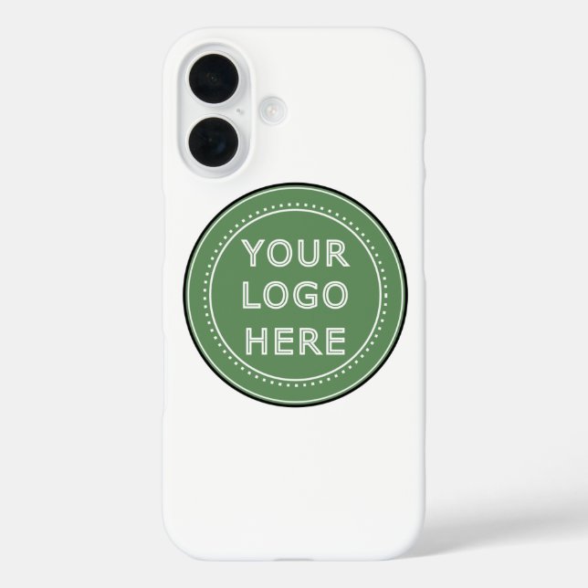 Stylish Black QR Code Design | Elegant Brand Case-Mate iPhone Case (Back)