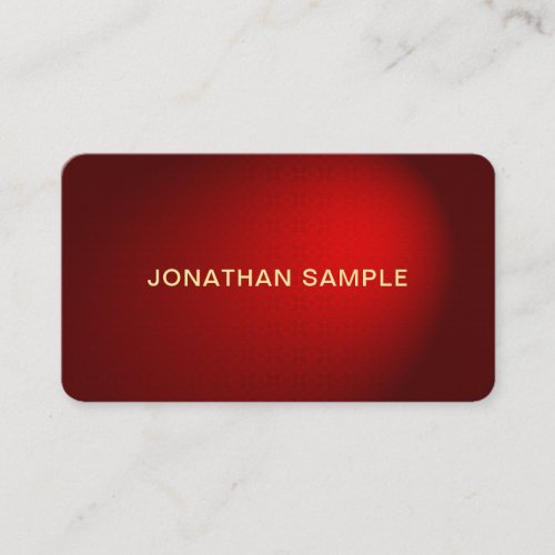 Stylish Black Red Damask Luxury Charming Rounded Business Card