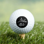 Stylish Black Retro Typography Best Man Groomsmen Golf Balls<br><div class="desc">Stylish Black White Retro Typography Best Man Groomsmen Golf Ball Set for the Bachelor Golf Weekend or just a relaxing round of golf with the groom.</div>