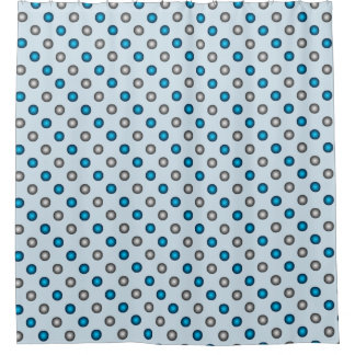 Silver Dots Shower Curtains | Zazzle Silver Dots Shower Curtains | Zazzle