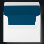 Stylish Blue And White Wedding Invitation Envelope<br><div class="desc">Stylish Blue And White Wedding Invitation envelope</div>