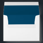 Stylish Blue And White Wedding Invitation Envelope<br><div class="desc">Stylish Blue And White Wedding Invitation envelope</div>