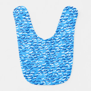 Stylish Blue Banana Boy Girl Baby Bib