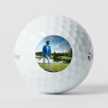 &quot;Stylish Blue Blazer Golfer: Swing with Splash&quot; Golf Balls