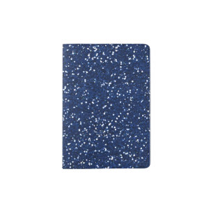 Stylish Blue Glitter Passport Holder