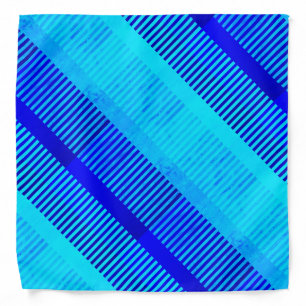 Stylish BLUE Stripes Bandana