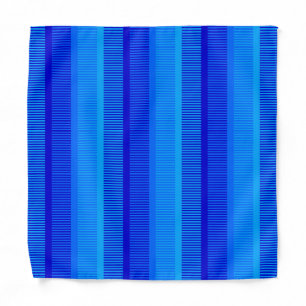 Stylish BLUE Stripes Bandana