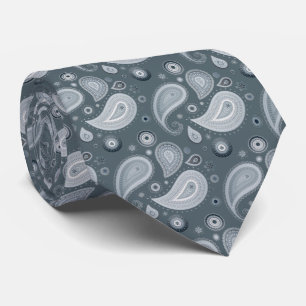Stylish blue to gray tie