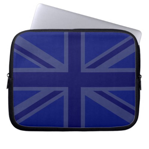 Stylish Blue Union Jack Laptop Sleeve