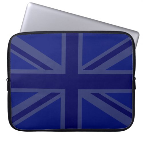 Stylish Blue Union Jack Laptop Sleeve