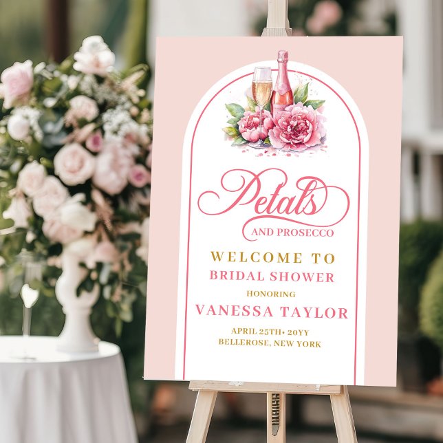 Stylish blush and gold bridal welcome signage foam board (Stylish blush and gold bridal welcome signage

)