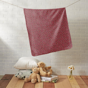 Stylish Boho Chic Floral Pattern Baby Blanket