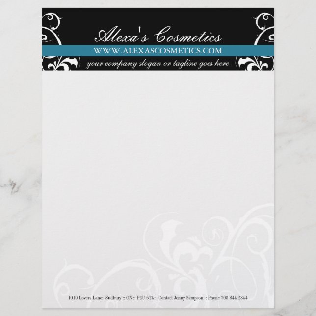 Stylish & Bold Letterhead (Front)