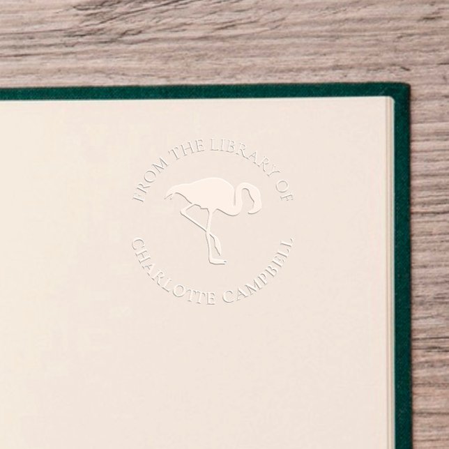 Stylish Book Round Embosser From the Library Of (Creator Uploaded)