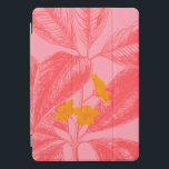 Stylish Botanical Leaf Nature Art in Pink and Red<br><div class="desc">Protect your iPad in style with this pink and red botanical drawing phone case.</div>
