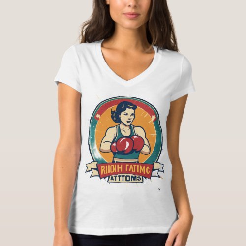 Stylish Boxer Women Printed T_Shirt Sale