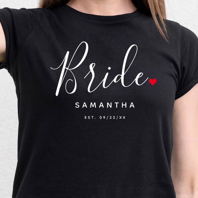 Stylish Bride Wedding T-Shirt (Creator Uploaded)
