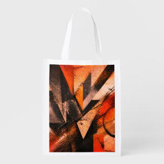 Stylish Brown Design For Groomsmen + Best Man Grocery Bag