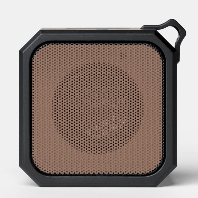 Stylish Brown Portable Bluetooth Speaker (Front)