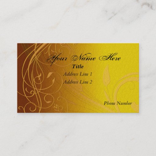 Customizable Stylish Business Card