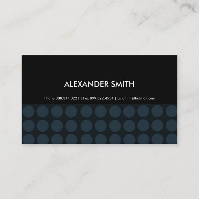 Stylish Business Card (Front)
