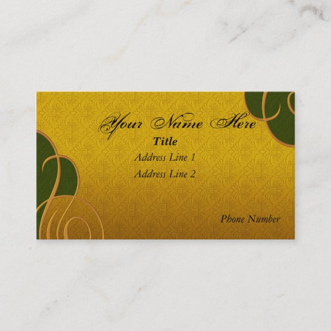 Stylish Business Card (Front)