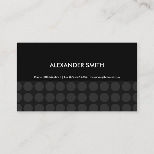 Customizable Stylish Business Card